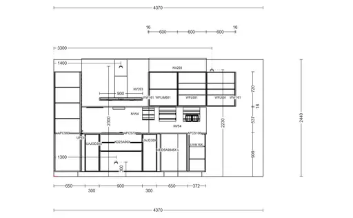 Einbauküche NovaLux Seidengrau Hochglanz Lack